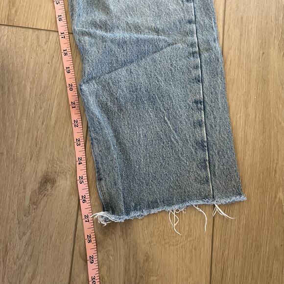 Zara Women’s High Rise Distressed Mom Jean Sz 0 - Picture 8 of 8